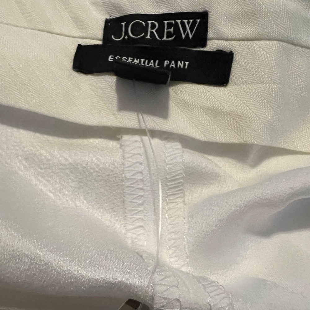 🌹J. Crew White Essential Pant - Picture 5 of 6